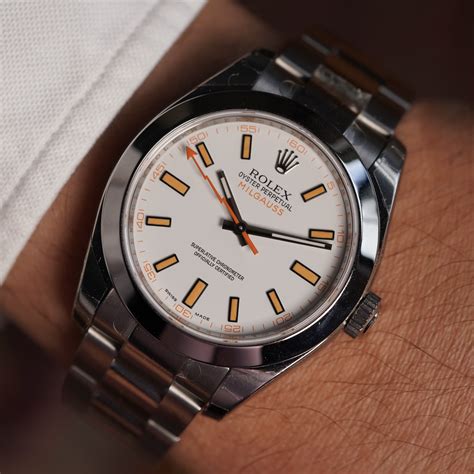 rolex milgauss square lume|Rolex Milgauss 36mm.